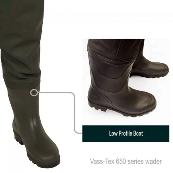 Vass-Tex 650 Series Thigh Low Profile Boot