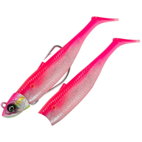 Savage Gear Savage Minnow Weedless Combo - Pink Pearl Silver